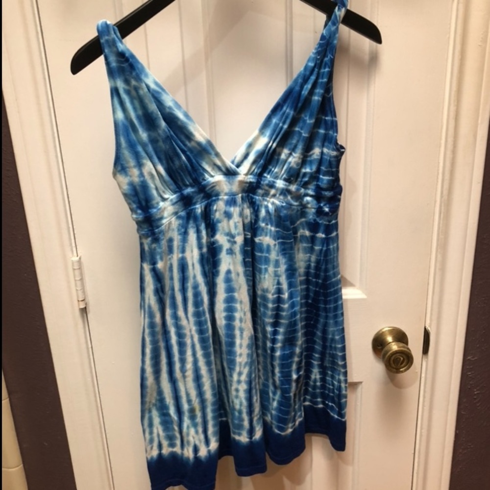Blue Tie-Dye dress